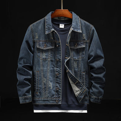 Mens Denim Jacket with Design