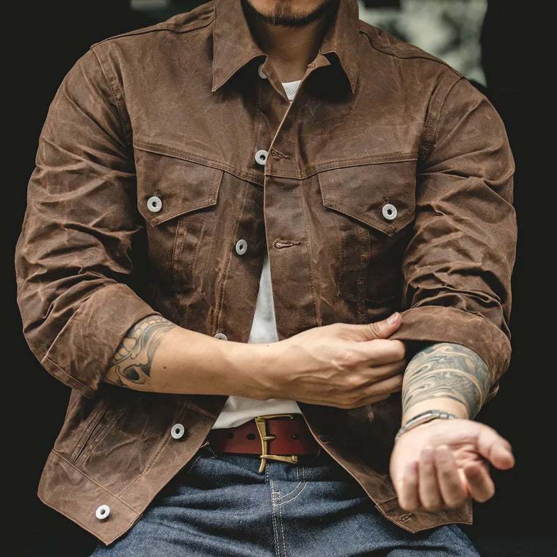 Waxed Canvas Field Jacket - Urban Sartorial