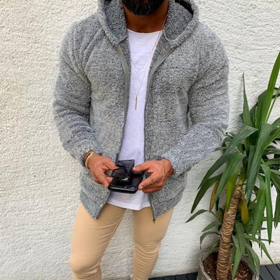 Men’s Teddy Zip Down Hoodie