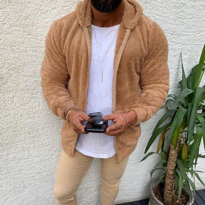 Men’s Teddy Zip Down Hoodie